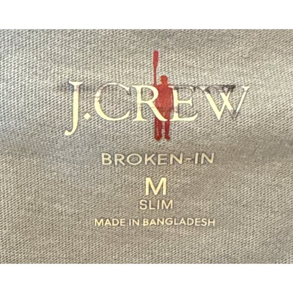 J. Crew Men's Broken In Tee Shirt Slate Blue Size Medium NWOT - Picture 4 of 5